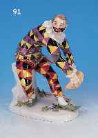 PORZELLANFIGUR, MEISSEN, MITTE 20. JH., 1. WAHL, H. 16 CM, AUS DER COMEDIE DE L'ARTE