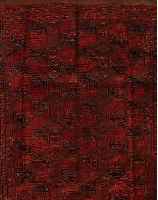 AFGHANE.CA 270 X 227 CM. .WOLLE AUF WOLLE. EHZ 4.UM 1945.(DIE MAßE OHNE KELIMKANTE).