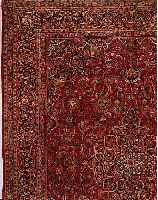 KESCHAN,PERSIEN CA 420 X 312 CM. .FLOR WOLLE EHZ 4.CA 40 JAHRE.
