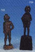 BRONZEFIGUR, SIGN. E. BECK, UM 1900, JUNGE MIT RUCKSACK, H. CA. 11.5 CM