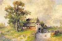 KöSTER, PAUL, *1865 BREMEN - 1946 DüSSEL- DORF, LANDSCHAFTS-UND MARINEMALER, SCHüLER SEINES VATERS GEORG., STUD. AN DER MüNCHNER AKADEMIE ...