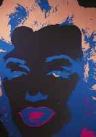 WARHOL, ANDY, MARYLIN, FARBSIEBDRUCK, ED. SUNDAY B. MORNING, RüCKSEITIG GESTEMPELT: FILL IN YOUR OWN SIGNATURE, CA. 91 X 91 CM