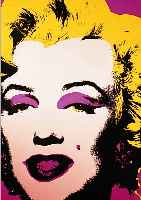 WARHOL, ANDY, MARYLIN, FARBSIEBDRUCK, ED. SUNDAY B. MORNING, RüCKSEITIG GESTEMPELT: FILL IN YOUR OWN SIGNATURE, CA. 91 X 91 CM