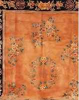 EUROPäISCHER HANDTUFFTING CA.395 X 295 CM. EHZ.3 UM 1950.