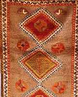 SCHULI GABBEH,PERSIEN CA.190 X 120 CM. EHZ.2-3 WOLLE AUF WOLLE CA.50 JAHRE.