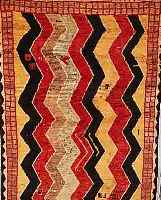 MAMSANI,PERSIEN CA.210 X 130 CM. EHZ. 3 WOLLE AUF WOLLE CA.70 JAHRE.