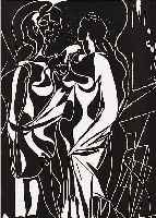 PICASSO, PABLO, DREI LITHOS NACH HOLZ- SCHNITTEN AUS: HELENE CHEZ ARCHIMEDE, ED. A.VOLLARD, AUFLAGE 240 EXEMPL., DRUCK GEORGES AUBERT PARIS ...