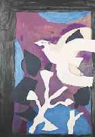 BRAQUE, GEORGES, DERNIERES MESSAGES, FARBLITHOGRAPHIE, ED. GALERIE MAEGHT PARIS, CA. 43 X 59,5 CM, U.GL., R.