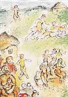 CHAGALL, MARC, DIE INSEL HOLUS, FARBOFFSET AUS DIE ODYSEE, VERLAG DACO STUTTGART 1989, CA. 36,5 X 28 CM, PP, U.GL., R.