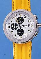 KONVOLUT: 2 ARMBANDCHRONOGRAPHEN, 1X RIVADO,METALL HELL MATT., BODEN EDELST., MINERAL- FLACHGL., 60-MIN.- U. 12-STD.-STOPPZäHLER, LEDERB., 1X ...