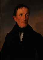 UNBEKANNTER MALER UM 1820-30, PORTRäT DES JOHANN NEPOMUK WOCHER, ÖL/LWD, MIT ALTERSBE- DINGTEN FARBABBLäTTERUNGEN BESONDERS AN DEN RäNDERN, ...