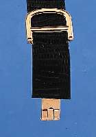 CARTIER FALTSCHLIEßE FüR HERRENARMBANDUHR, GG 750/000, BANDBREITE 16 MM, L. NUTZSP., OHNE REP. TRAGB., EZ 2