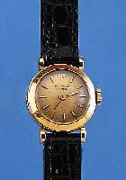 UNIVERSAL GENEVE DAMENARMBANDUHR, REF.-NR. D15001, SCHWEIZ UM 1950, GG 750/000, GLASR. GEDR., FORMANKERW., KAL. 219, 17 ST., HANDAUF-ZUG, ...