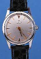 ZENITH HERRENARMBANDUHR PILOT, REF.-NR. 9353305, SCHWEIZ UM 1955, EDELST., BODEN GE- SCHR., VERS. BLATT ZUM RAND FL., WERK VERG., 18 ST., ...