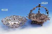 ZUCKERSCHALE, öSTERREICH/UNGARN, UM 1830/40, 800ER SILBER, REINE FILIGRANARBEIT, EINZELANFERTIGUNG, HERVORRAGENDE VERARBEI- TUNG, ...