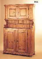 AUFSATZBUFFET, SCHWEIZ, UM 1770-80, WEICHHOLZ, TEILREST., L. ALTERSSCHäDEN, MAß AUF ANFRAGE