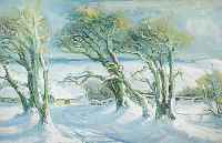 LöNDAL, EILER, SKANDINAVISCHER KüNSTLER AN- FANG 20. JH., HIER: STIMMUNGSVOLLE WINTERLAND-SCHAFT, ÖL/LWD., SIGN., 64 X 90 CM, R.