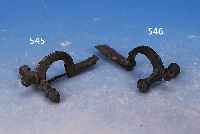FIBEL, 3.-4 JH. N. CHR., BRONZE, L. CA. 8CM,VERZIERT