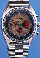 OMEGA ARMBANDCHRONOGRAPH SEAMASTER, REF.-NR.145-020, SCHWEIZ UM 1972, EDELST., EDELST.- BAND, ORIG.-BLATT FL., 30-MIN.- U. 12-STD.- ...