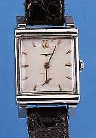 KONVOLUT: 2 HERRENARMBANDUHREN, 40ER JAHRE, 1X HAMILTON, USA, GG-FILLED, RECT.-FORM, BER.,AUFW. VERS. BLATT M. AUFGEL. GOLD-STD.- ZEICHEN, ...
