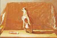 DONI, LUIGI, GEB. 1947 FLORENZ, ZAHLREICHE AUSSTELLUNGEN VORWIEGEND IN ITALIEN, HIER: NATURA MORTE, ÖL/HOLZ, RE. U. SIGN., CA. 25 X 35 CM, R.
