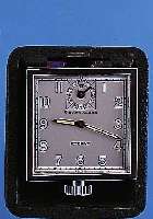 ETERNA REISEWECKER 8-TAGE, REF.-NR. 2606980,SCHWEIZ UM 1940, ETUI LEDERBEZ., INNENGEH. VERCHR., ANTRIEB GETR. FEDERH., WECHSELSEIT. üBER EINE ...