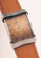 CORTEBERT HERRENARMBANDUHR, REF.-NR. 393853,SCHWEIZ UM 1939, EDELST., BETONTE, GEBUNDENE BANDANST., SELTEN, BODEN GEDR., KUPFERFARB., GEW. BLATT, ...