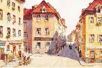 WIMMER, MAX, BERLINER MALER UM 20. JH., ALT-BERLIN SPERLINGGASSE, ÖL/LWD., SIGN. ODER BEZ., BETITELT, 30,5 X 40,5 CM, R.