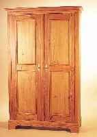 SCHRANK, DEUTSCH, UM 1880/90, WEICHHOLZ, LEICHTE ALTERSSCHäDEN, 190 X 120 X 50 CM
