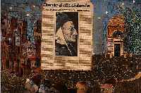 BARTOLINI, LUCIANO, GEB. 1948 FIESOLE, LEBT IN FLORENZ UND MAILAND, ZAHLREICHE AUSSTEL- LUNGEN, HIER: DANTE, POETA E POLITICO, ÖL/ LWD ...