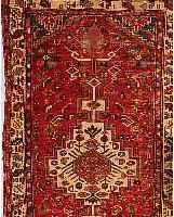 HAMADAN, PERSIEN, 194 X 106CM, EHZ 4 FLOR WOLLE, CA.40 JAHRE