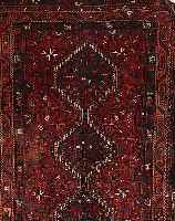 SHIRAZ, PERSIEN, 328 X 211CM, EHZ 4-5 WOLLE AUF WOLLE, CA.50 JAHRE