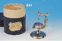 UHRMACHER-WERKZEUG, SCHWEIZ, UM 1930/50, SOGEN. SPIRALREGULIER-MASCHINCHEN, ORIGIN. ETUI, MESSING VERNICKELT, BEZ.: "E. ...