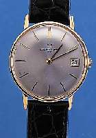 ETERNA MATIC HERRENARMBANDUHR , REF.-NR. 3000744, SCHWEIZ UM 1972, GG 750/000, FLACHE GESAMTAUSF., BODEN U. GLASR. GEDR., VERS. BLATT ZUM ...