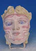 FUCHS, ERNST, PROF. ROSENTHAL, OBJEKT IN PORZELLAN, 209/500, INKOGNITO, MASKE NO. 2, 21 CM