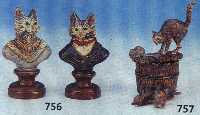 WIENER BRONZE, 50ER J., KATZE JAGT MäUSE üBER EINEN WASCHZUBER, H. 5 CM