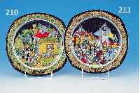 WEIHNACHTSTELLER, BJöRN WIINBLAD, ROSENTHAL, LIMIT. AUFLAGE, 1984, HANDSIGNIERT U. DAT. 13.4.88, IN ORIGINALKARTON, D. CA. 28 CM