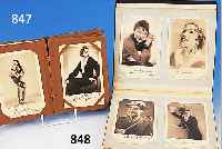 ALBUM MIT CA. 42 AUTOGRAMM- U. POSTKARTEN, 30/40ER JAHRE DAVON 30 SIGNIERT, KüNSTLER WIE GITTA ALPAR; LEE PARRY 2X; GUSTAV FRöHLICH 2X;JAN ...