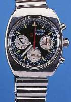 ROAMER ARMBANDCHRONOGRAPH, REF.-NR. 314726, SCHWEIZ UM 1968, EDELST.-STüLPGEH., EDELST.- ORIG.-BAND, MODELLSERIE STINGRAY, 30-MIN.- U. ...