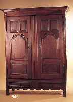 BAROCKSCHRANK, LOTHRINGEN, UM 1770, EICHE MASSIV, KASSETTIERT, ORIG. BESCHLäGE ALTERSBEDINGERT SCHWUND, ALTERSBEDINGT BESCH. OHNE ...
