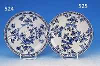 SCHALE, CHINA, UM 1740, PORZELLAN, BEMALT, D. 22 CM, MIN. AM RAND BEST.