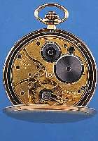 JUNGHANS/CENTRA HERRENTASCHENUHR SAVONETTE, REF.-NR. 918598, DEUTSCHLAND UM 1940, WG- DOUBLE (50 MICRON), BEIDE SCHALEN STREIFEN- DEKOR, ...