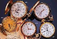 IWC HERRENTASCHENUHR SAVONETTE, REF.-NR. 295206, SCHWEIZ UM 1903, ROSE-G. 585/000, ROSE-G. CUVETTE, EMAILBL., ZEIGERST.-SCHIEBER INNEN 4, ...