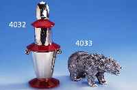 SKULPTUR "EISBäR", 925ER SILBER, REINE HANDARBEIT, AUGEN AUS MADEIRA-CITRINEN (GEFAßT), UNIKAT, ATELIERMARKE AC, 7.3 X 14.5 ...
