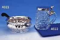 HUMPEN, DECKEL UND MONTUR 830ER SILBER, KORPUS GLAS, KOPENHAGEN 1899, WARDEINMARKE SIIGSGARD, MEISTERMARKE HOFJUWELIER P. HERTZ, RESTE ALTER ...