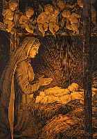 THOMA, HANS, 1839 - 1922, ZWEI LITHOGRAPHIEN, EINE HANDSIGNIERT, CA. 50 X 36,5 CM; BOGENSCHIESSENDE KNABEN, CA. 22 X 14,5 ...