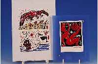 PENCK, A.R., DREI MULTIPLES, FARBOFFSET, ALLE HANDSIGNIERT, JE CA. 10 X 15 CM, U.GL.