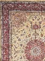TäBRIZ FEIN,PERSIEN CA 400 X 290 CM. KORKWOLLE MIT SEIDE.CA 500.000 KN/QM.