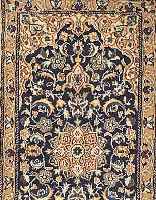 NAIN,PERSIEN CA 110 X 60 CM. FLOR WOLLE MIT SEIDE.