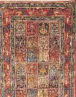 MUD,PERSIEN CA 150 X 98 CM. FLOR WOLLE MIT SEIDE.